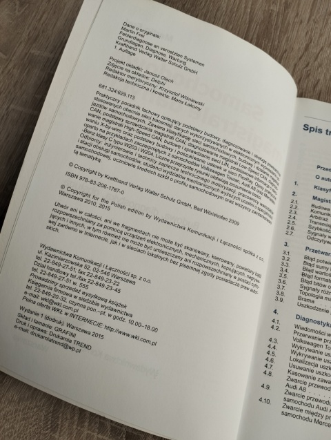 Książka Samochodowe magistrale danych