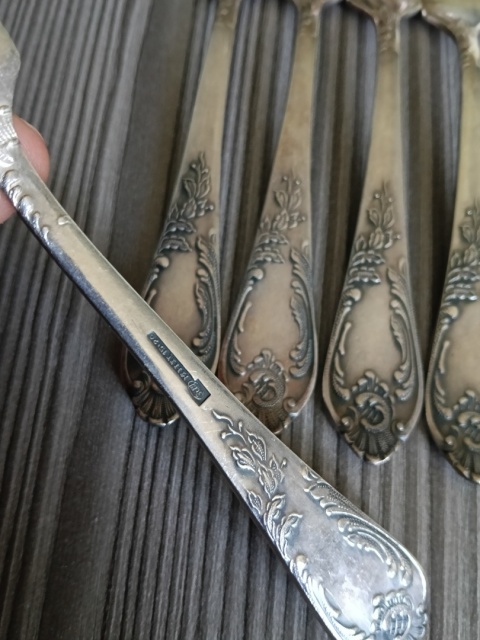 Ładne platerowane widelce 5 sztuk s 43