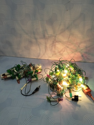 Lampki choinkowe PRL 3 komplety