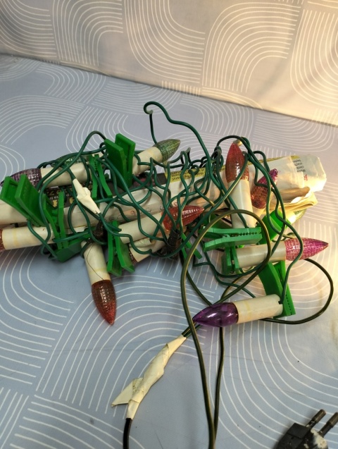 Lampki choinkowe PRL 3 komplety