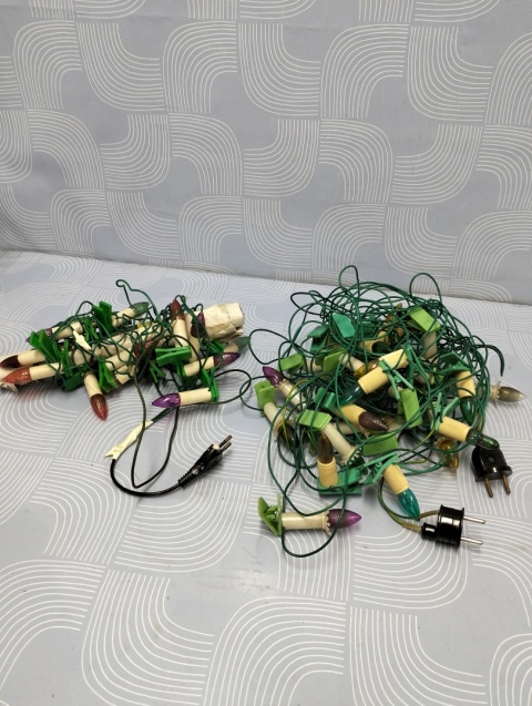 Lampki choinkowe PRL 3 komplety