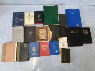 Stare książki religijne, modlitewniki itp. 20 sztuk całość