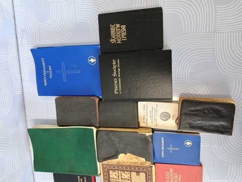 Stare książki religijne, modlitewniki itp. 20 sztuk całość