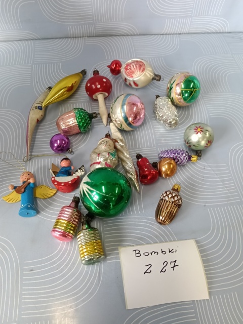 Bombki choinkowe PRL z27