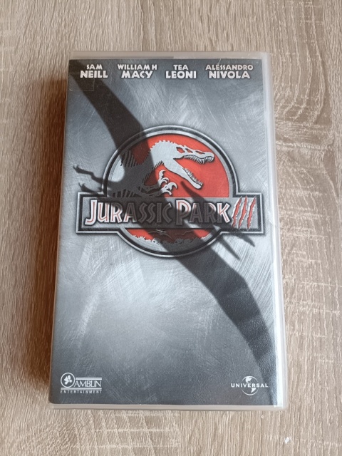 Kaseta VHS Film Jurassic Park