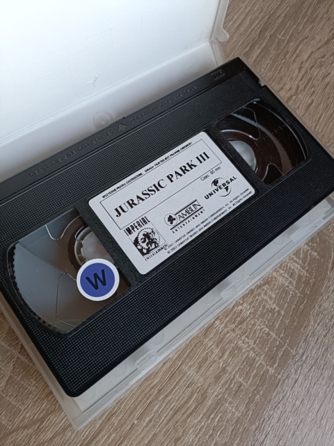 Kaseta VHS Film Jurassic Park