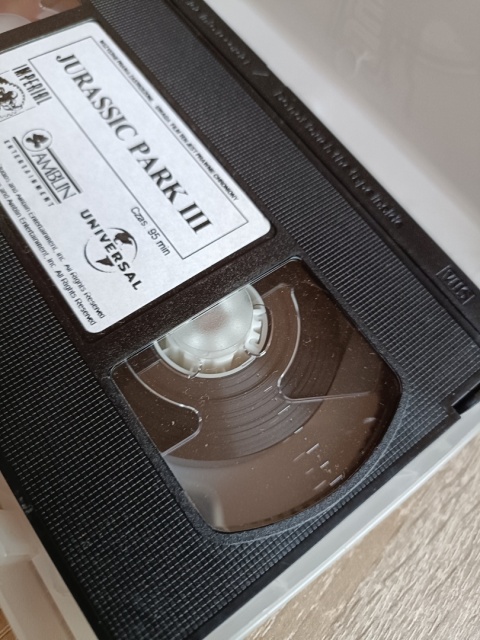 Kaseta VHS Film Jurassic Park