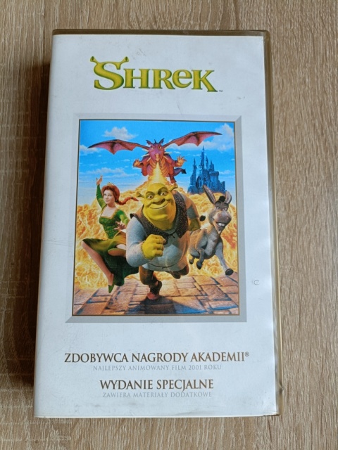 Kaseta VHS Film Shrek