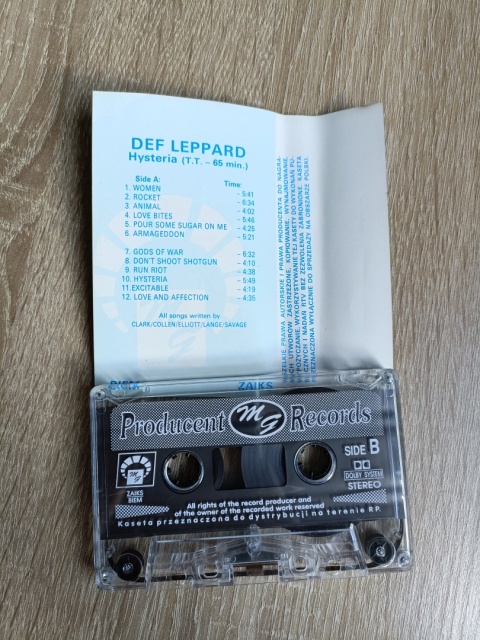 Kaseta magnetofonowa Def Leppard