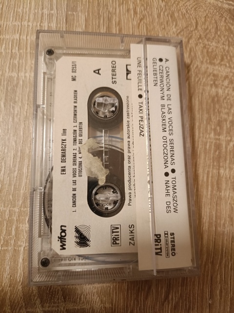 Kaseta magnetofonowa Ewa Demarczyk