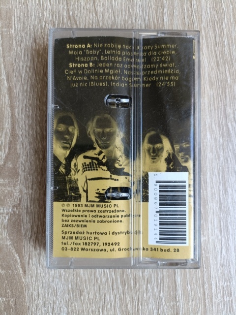 Kaseta magnetofonowa Wilki
