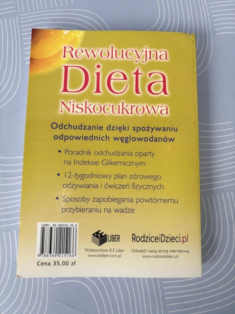 Książka Rewolucyjna dieta niskocukrowa