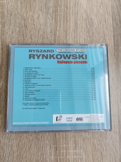 Płyta CD Ryszard Rynkowski cover version