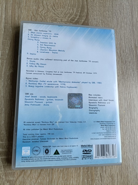 Płyta DVD Sbb Live in 1979