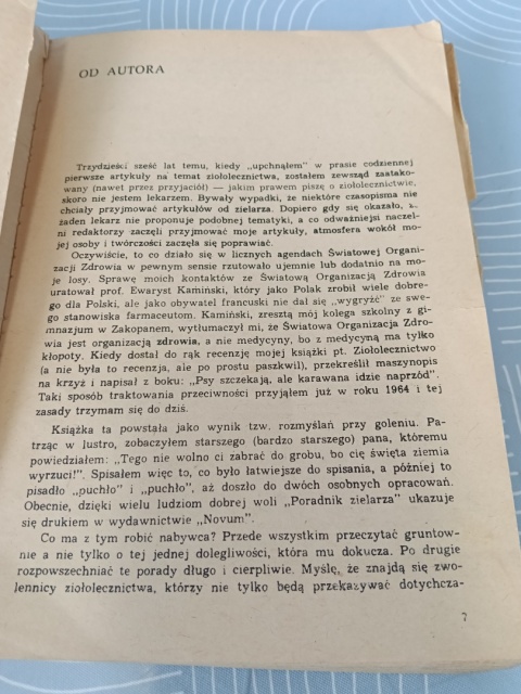 Poradnik zielarze Witold Poprzęcki