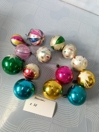 Stare bombki choinkowe Z38