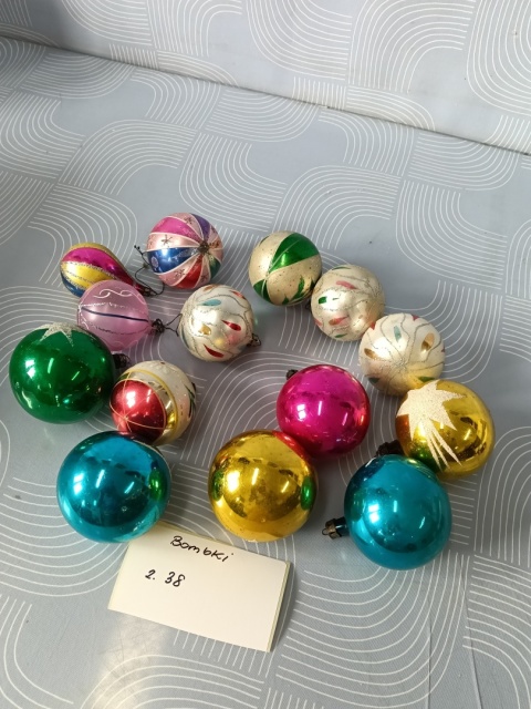 Stare bombki choinkowe Z38