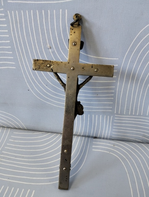 Stary krzyż krucyfiks unikat