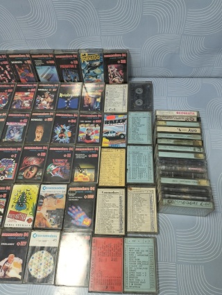 Gry kasety do Commodore ok.80 sztuk