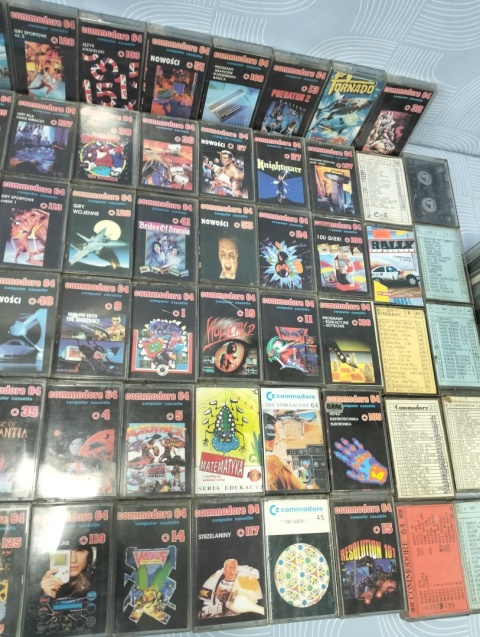 Gry kasety do Commodore ok.80 sztuk