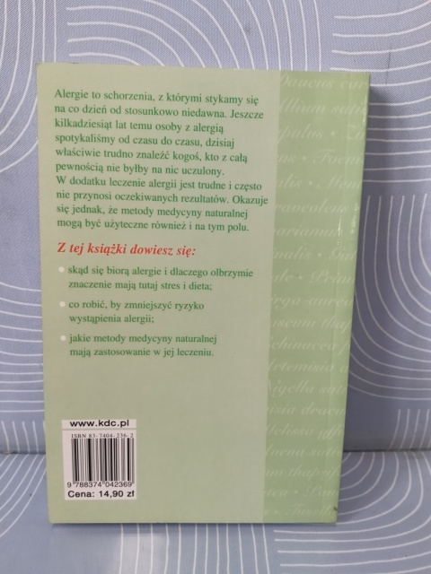 Książka Alergie. Zioła, aromaterapia i inne metody medycyny naturalnej