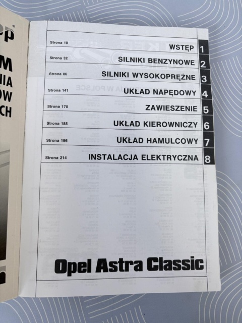 Książka Auto Opel Astra Classic. Obsługa i naprawa