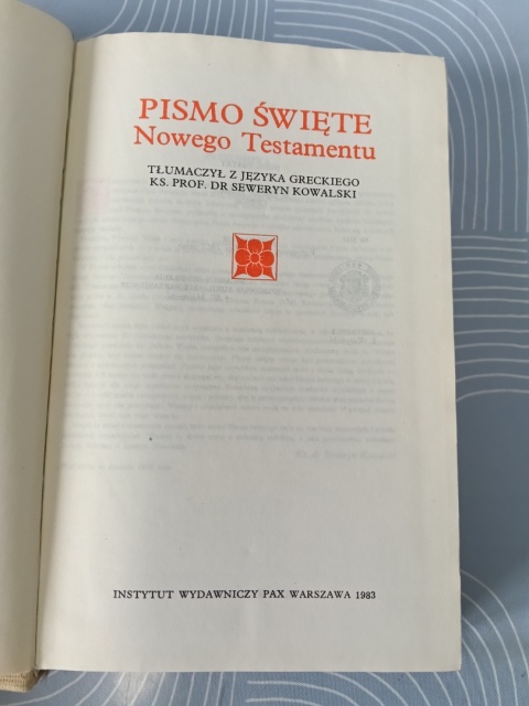 Pismo Święte Nowego Testamentu