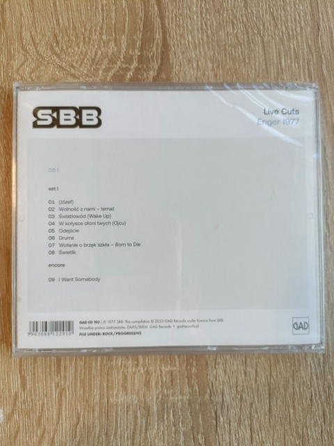 Płyta CD SBB