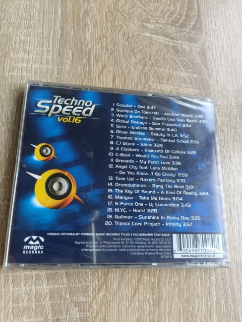 Płyta CD Techno Speed vol.16 nowa w folii