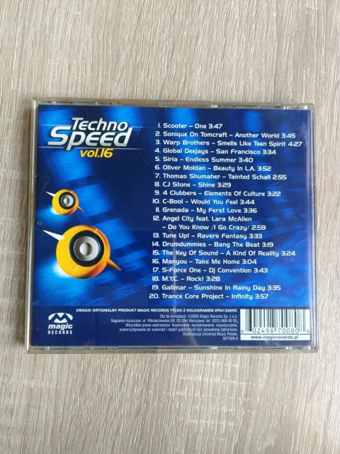 Płyta CD Techno Speed vol. 16