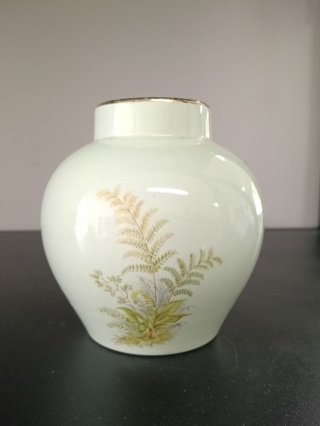 Wazon vintage Wächtersbach z paprocią