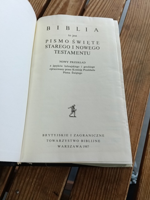 Biblia to jest pismo święte starego i nowego testamentu 1987