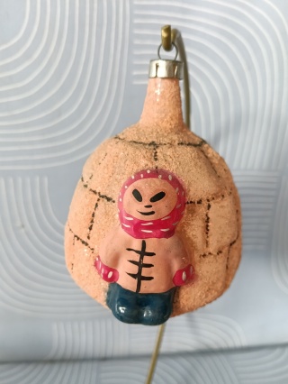 Bombka choinkowa PRL iglo