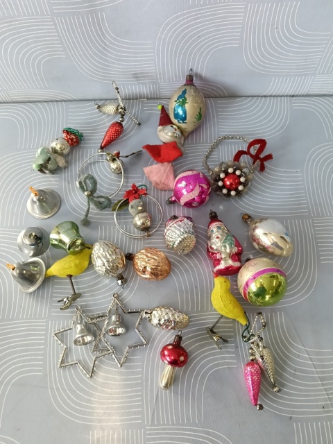 Bombki choinkowe PRL z16