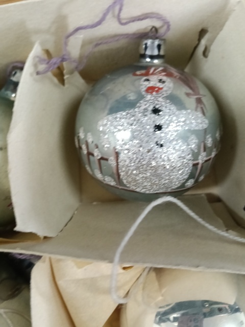 Bombki choinkowe PRL z32