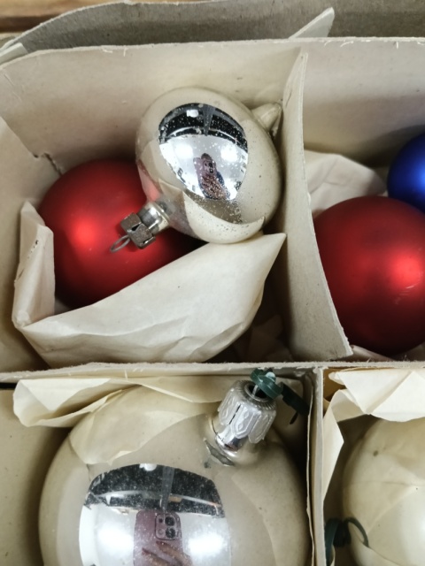 Bombki choinkowe PRL z33