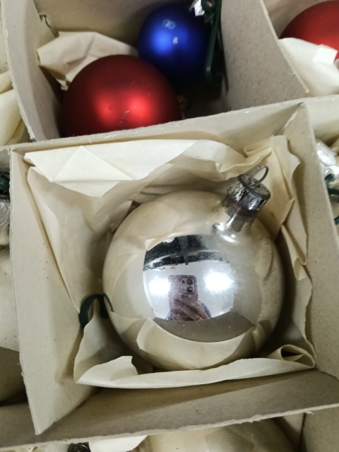 Bombki choinkowe PRL z33