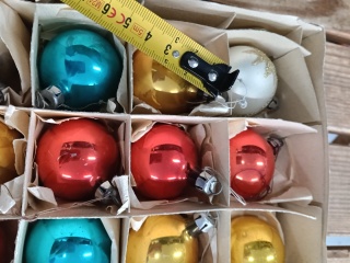 Bombki choinkowe PRL z34