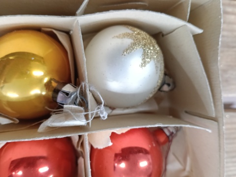 Bombki choinkowe PRL z34