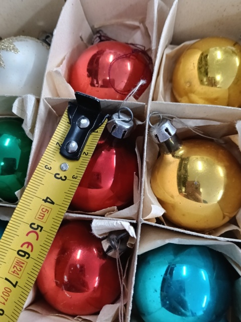 Bombki choinkowe PRL z34