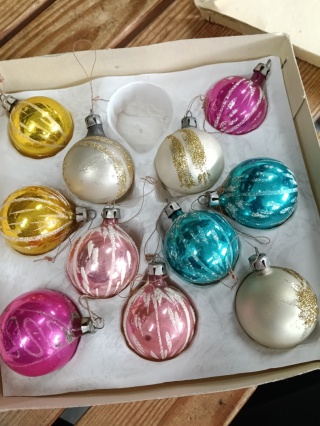 Bombki choinkowe PRL z35