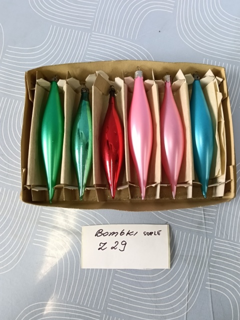 Bombki choinkowe sople Z29