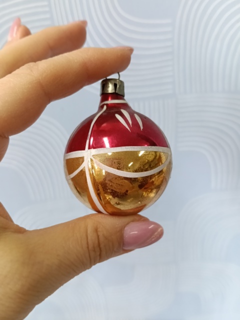 Bombki choinkowe vintage PRL zestaw Z23