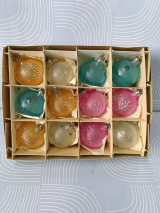 Bombki choinkowe vintage zestaw Z25