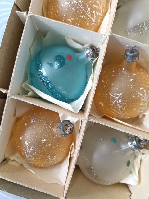 Bombki choinkowe vintage zestaw Z25