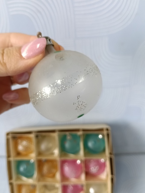 Bombki choinkowe vintage zestaw Z25