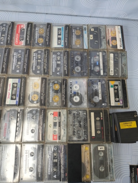 Gry kasety do Commodore ok.80 sztuk