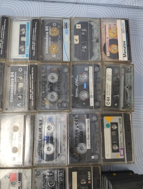 Gry kasety do Commodore ok.80 sztuk