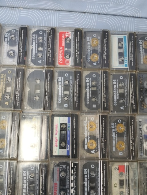 Gry kasety do Commodore ok.80 sztuk