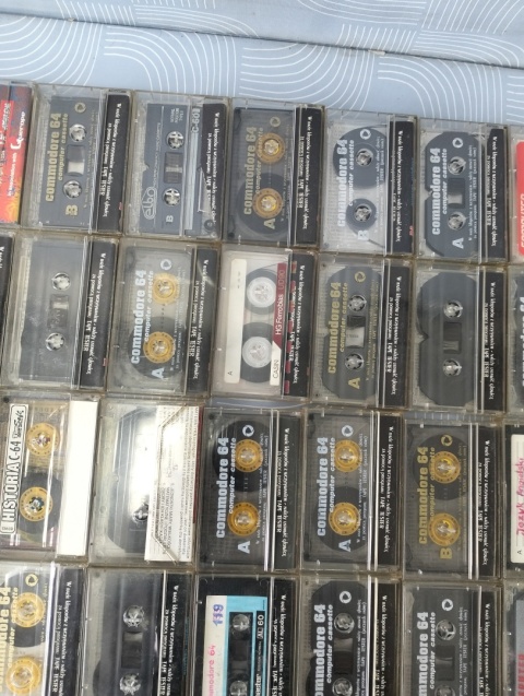 Gry kasety do Commodore ok.80 sztuk